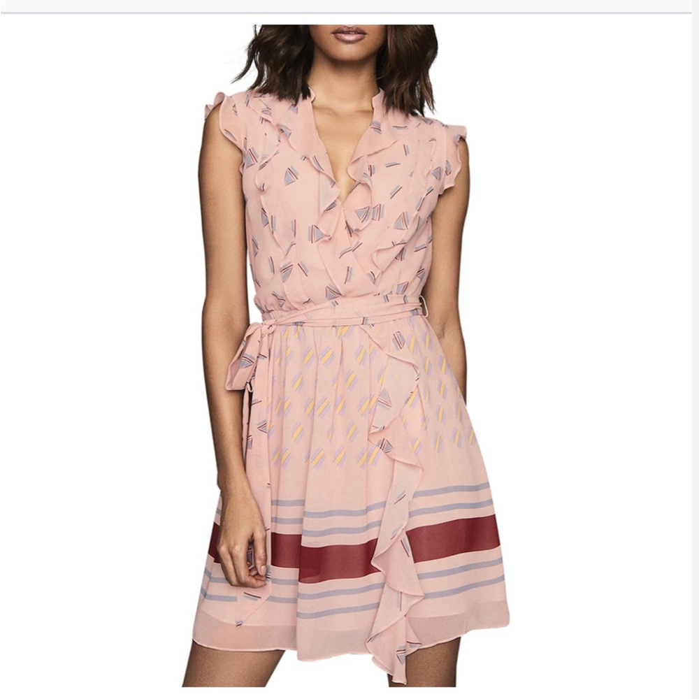 REISS
Pink Stephanie Ruffle Dress